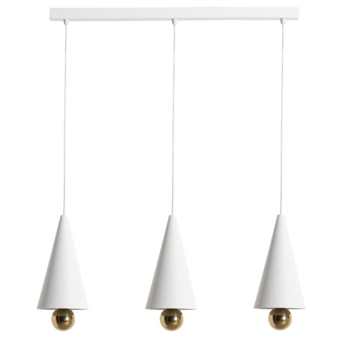 Platine Cherry Linéaire pour 3 lampes - Petite Friture