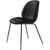 Black Basic leather + Black base - Beetle Chair - Gubi