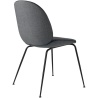 Kvadrat Remix (152) + Black leather piping + Black base - Beetle Chair - Gubi