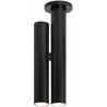 Tubes ceiling lamp - black / black - Nemo lighting