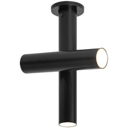 plafonnier Tubes - noir / noir - Nemo lighting