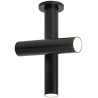 plafonnier Tubes - noir / noir - Nemo lighting