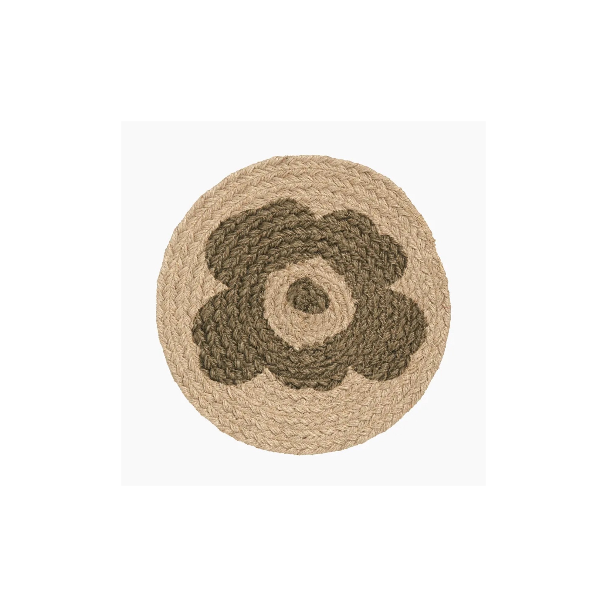 - Marimekko Dessous de plat/Manique Unikko Ø25 cm - Fibre de Jute