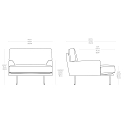 Flaneur lounge chair - Gubi