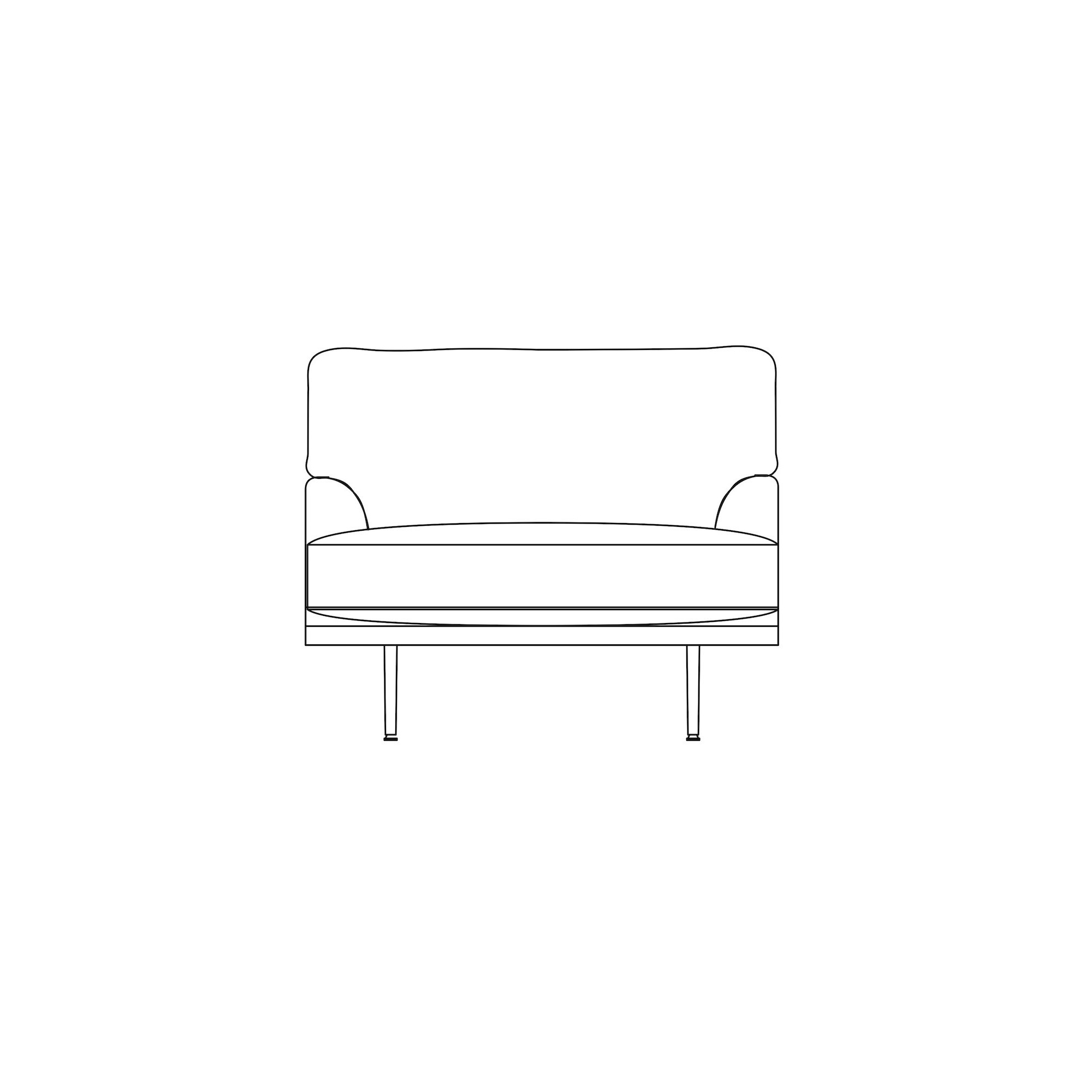 Flaneur lounge chair - Gubi