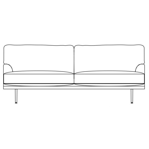 2 seater - Flaneur sofa - Gubi