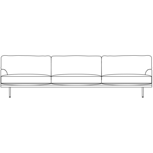 3 seater - Flaneur sofa - Gubi