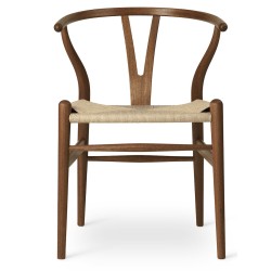 Carl Hansen & Søn – Chaise CH24, acajou huilé et corde de papier naturelle