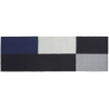 black and blue - 80x250 cm - Flat Works rug - HAY - HAY