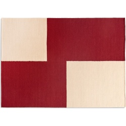 red offset - 170x240 cm - Flat Works rug - HAY - HAY