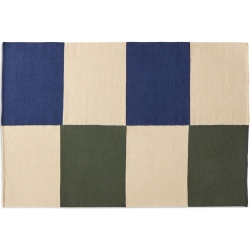 peach green check - 200x300 cm - Flat Works rug - HAY - HAY