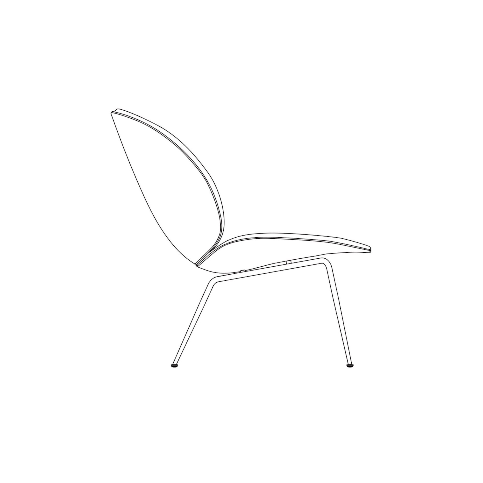 Beetle Lounge Chair - Gubi