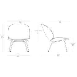 Beetle Lounge Chair - Gubi