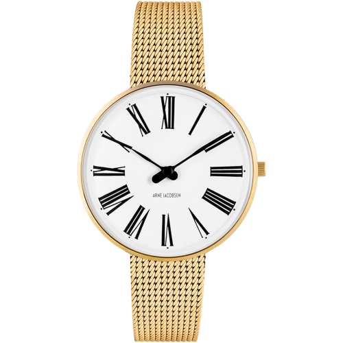 Montre Roman - Ø30, Ø34 ou Ø40mm - doré/blanc, doré