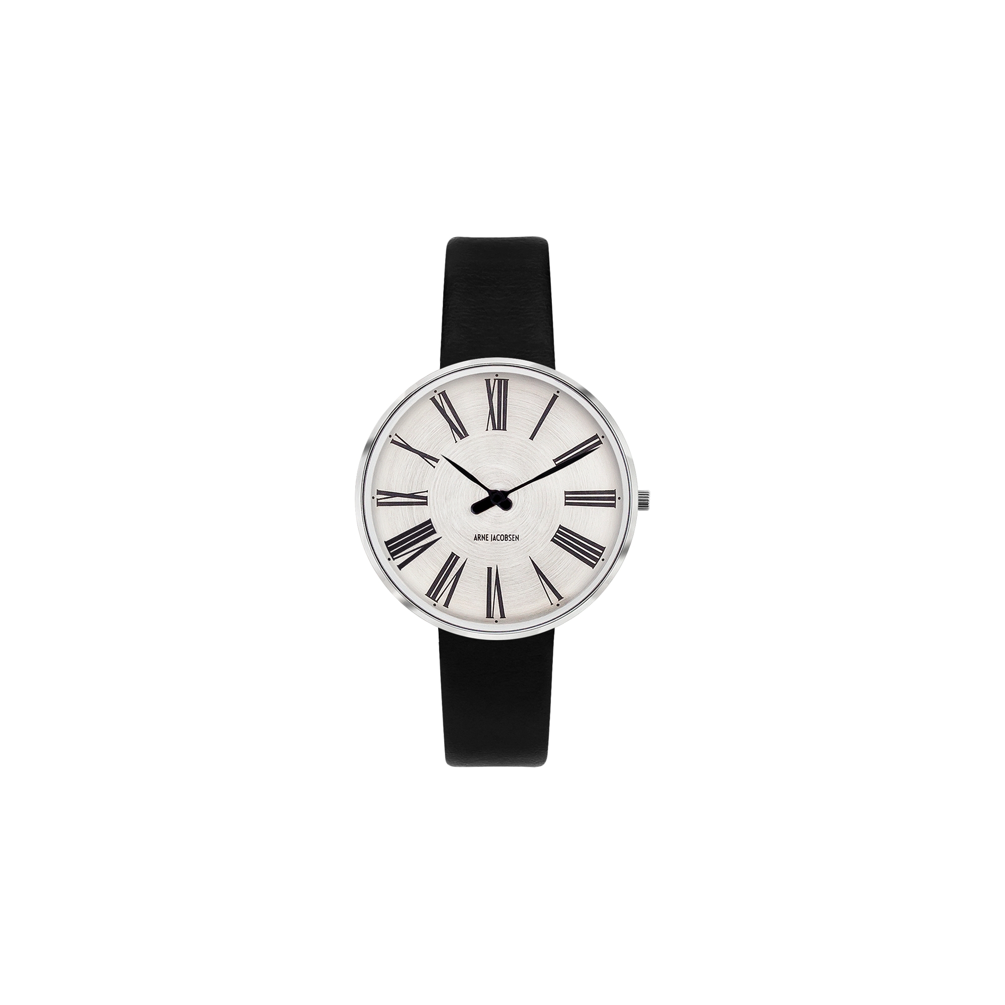 Montre Roman Sunray - Ø34mm - acier inox, cuir noir