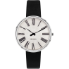 Montre Roman Sunray - Ø34mm - acier inox, cuir noir