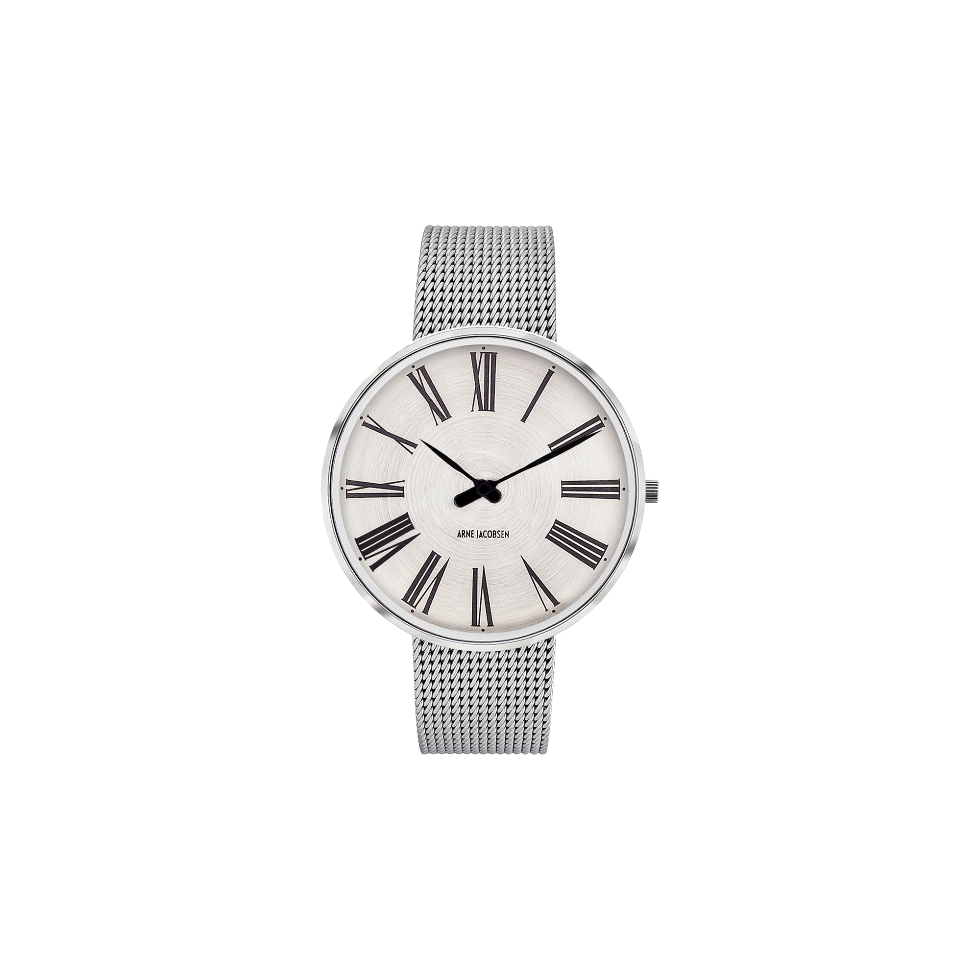 Montre Roman Sunray - Ø34 ou Ø40mm - acier inox, maille argentée