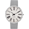 Montre Roman Sunray - Ø34 ou Ø40mm - acier inox, maille argentée