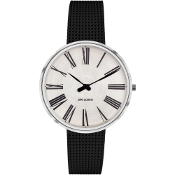 Montre Roman Sunray - Ø34 ou Ø40mm - acier inox, maille noire