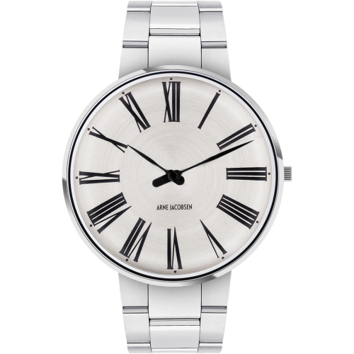 Roman Sunray watch - Ø34 or Ø40mm - stainless steel, silver steel bracelet