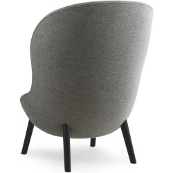 Main Line Flax MLF20 / chêne noir - fauteuil haut Hyg - Normann Copenhagen