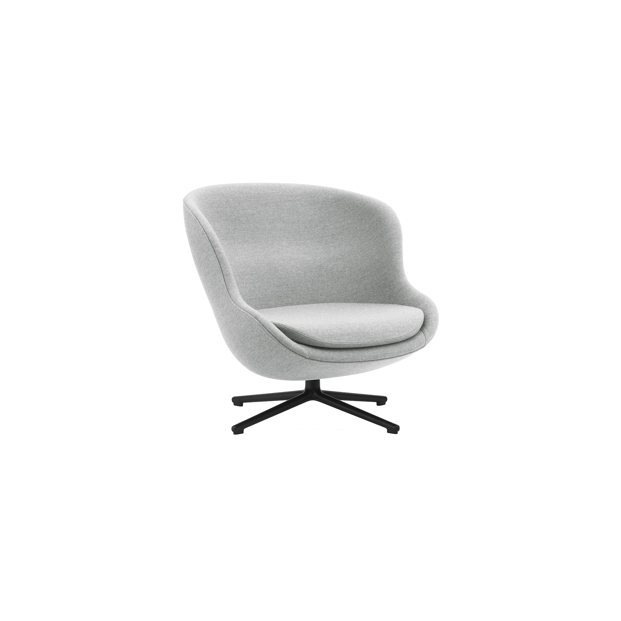 Synergy LDS16 / aluminium thermolaqué - fauteuil bas Hyg - Normann Copenhagen