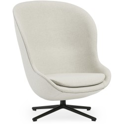 Main Line Flax MLF20 / aluminium - fauteuil haut Hyg - Normann Copenhagen