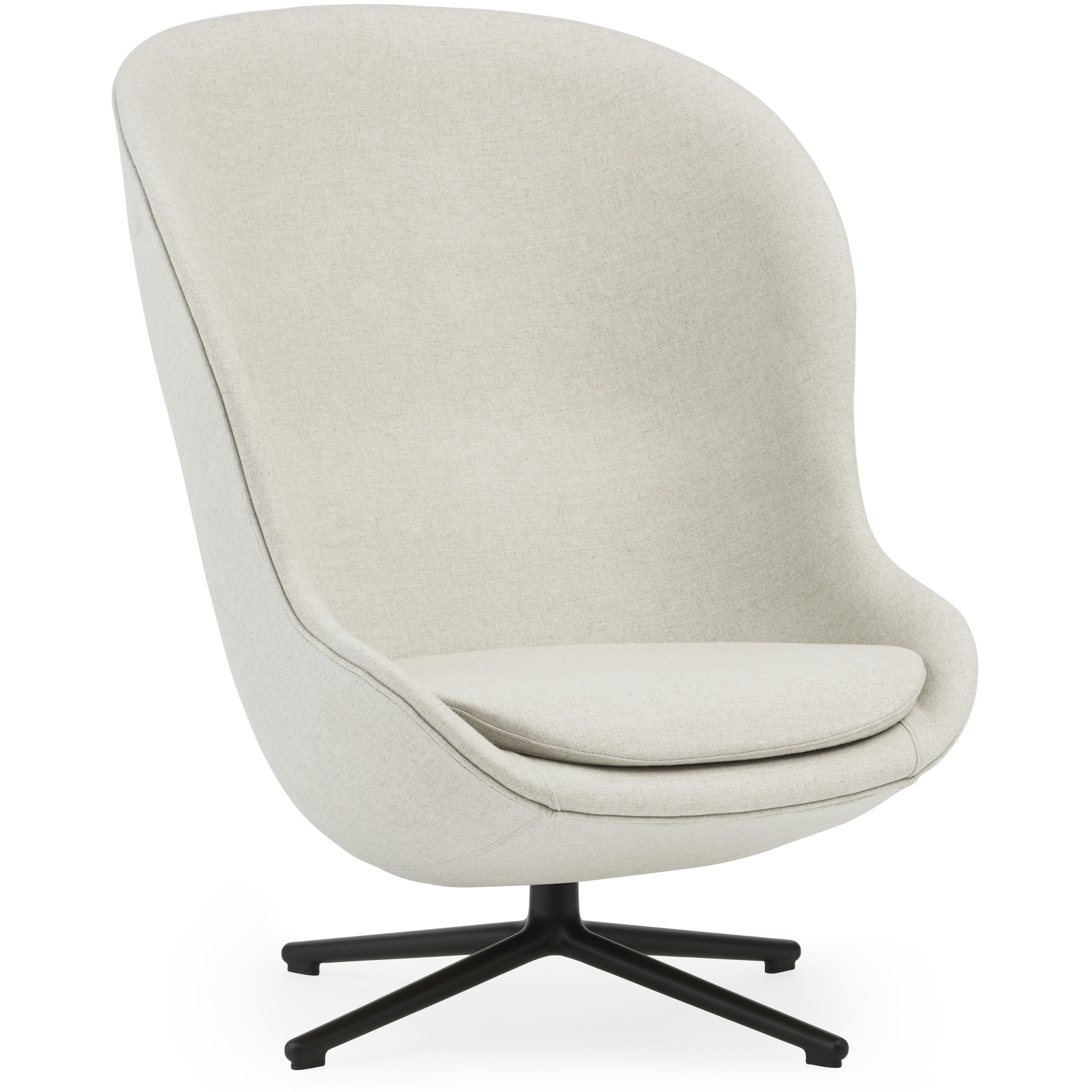 Main Line Flax MLF20 / aluminium - fauteuil haut Hyg - Normann Copenhagen