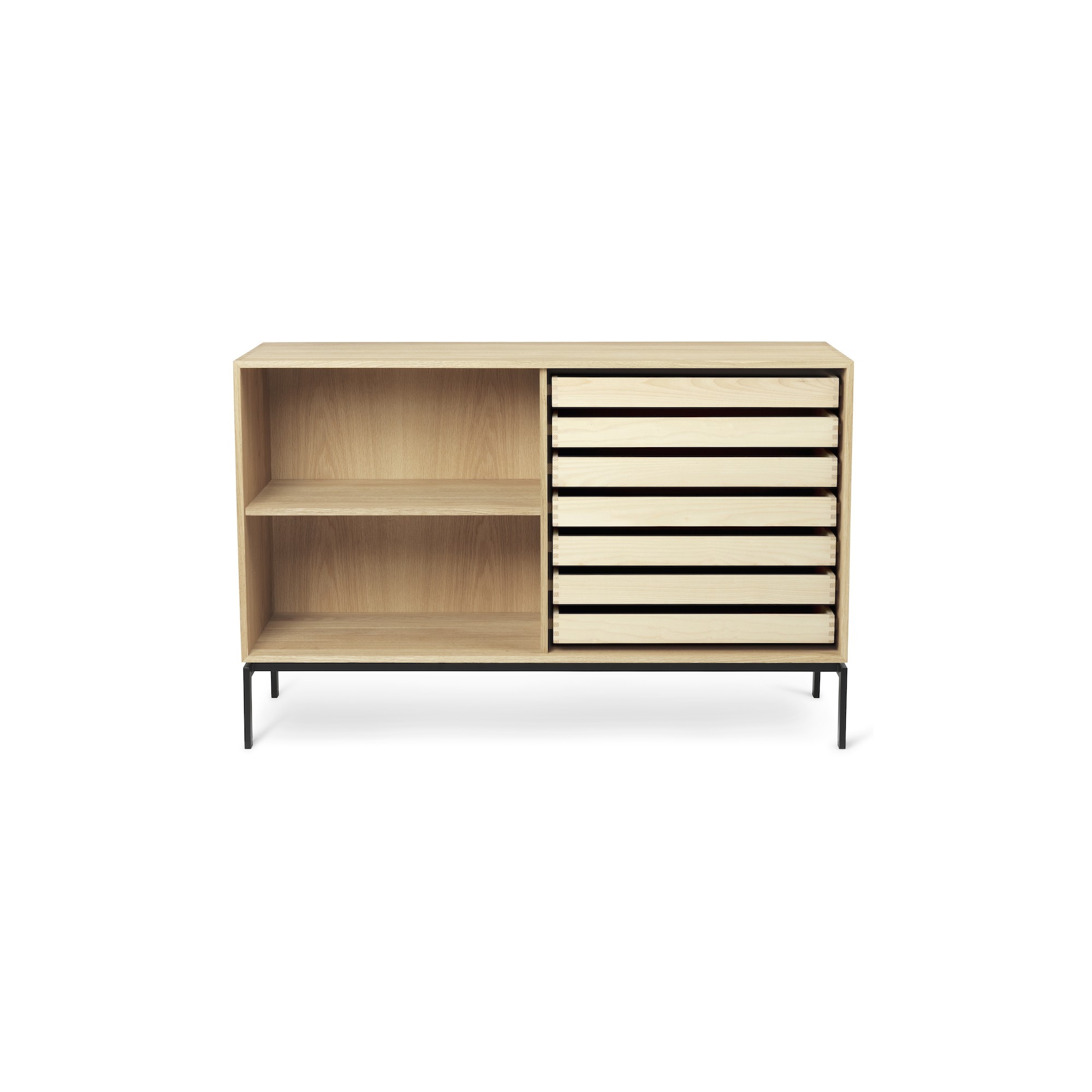 72,5 x 112 x 36 cm + 1 étagère + 7 tiroirs (FK632110F + 1 FK633021 + 7 FK634021) - Carl Hansen & Søn