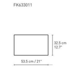 72,5 x 53,5 x 36 cm (FK631110F) - Carl Hansen & Søn