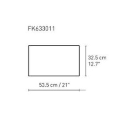 28 x 56 x 36 cm + shelf (FK631105 + FK633011) - Carl Hansen & Søn