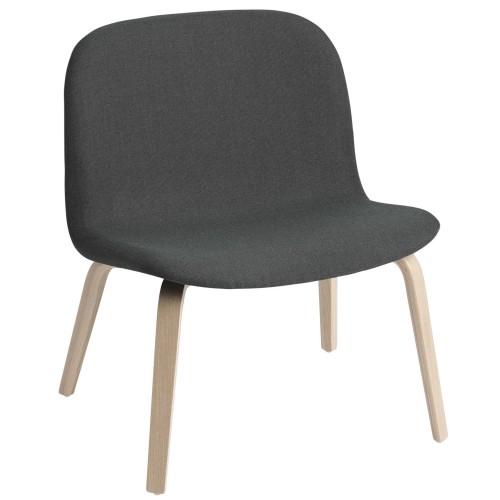 Fiord 991 + oak base - Visu lounge upholstered - Muuto