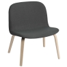 Fiord 991 + oak base - Visu lounge upholstered - Muuto