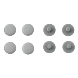 Grey - Set of 4  glides for VISU wood base (80157) - Muuto