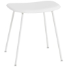 Fiber - stool - recycled plastic - white / white - Muuto