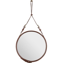 ø45cm - Cuir naturel - miroir circulaire Adnet - Gubi