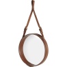 ø45cm - Cuir naturel - miroir circulaire Adnet - Gubi