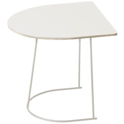 demi-lune - blanc cassé - Table Airy - Muuto