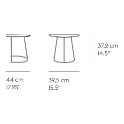 half size - off-white - Airy table - Muuto