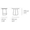 half size - off-white - Airy table - Muuto