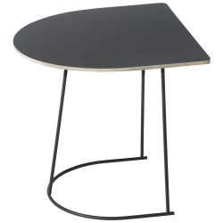 demi-lune - noir - Table Airy - Muuto