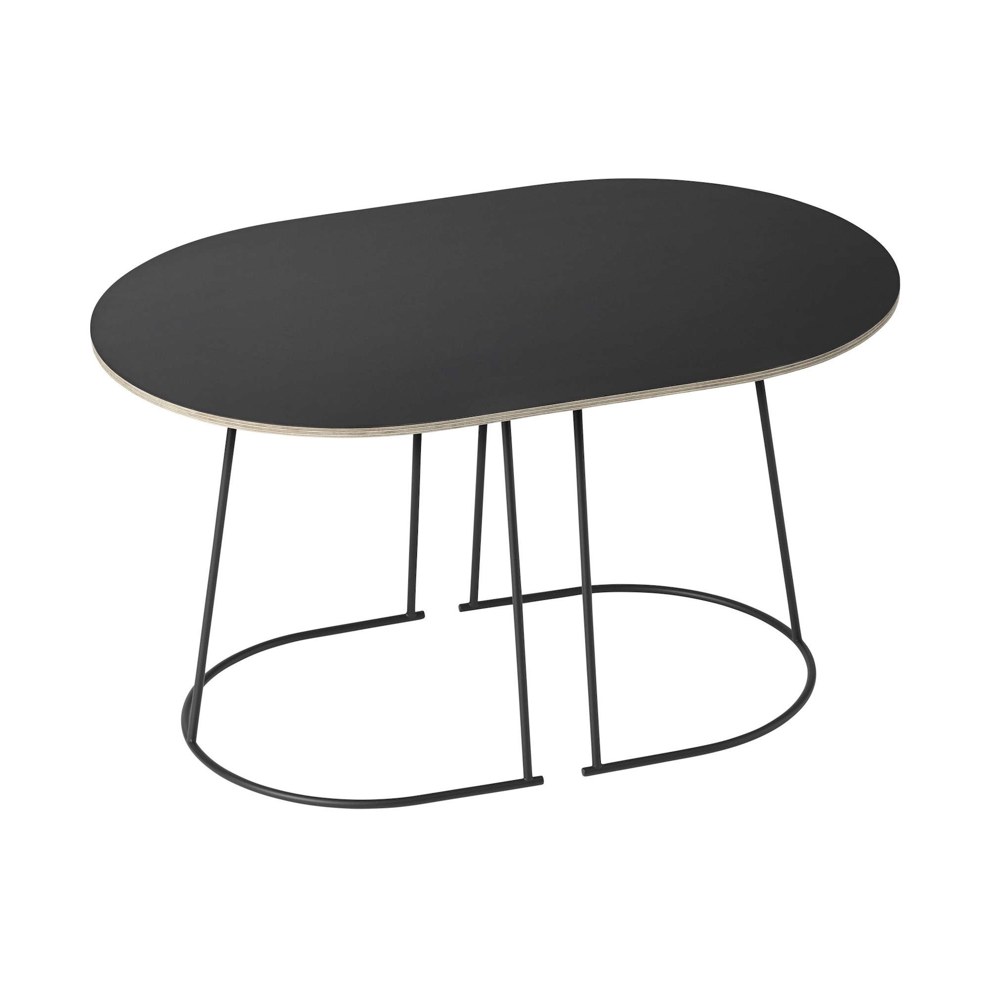 S - black - Airy table - Muuto