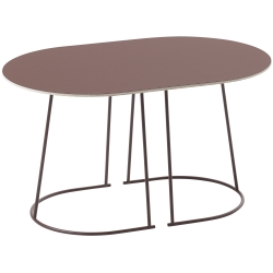 S - plum - Airy table - Muuto