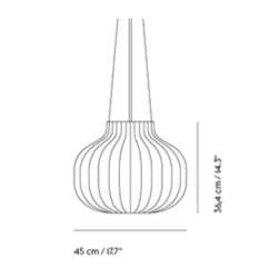 Muuto – Strand pendant closed Ø45 cm