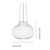 Muuto – Strand pendant closed Ø45 cm