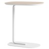 H60,5cm - oak veneer/off-white - Relate side table - Muuto