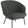 Twill Weave 990 / black legs - Oslo Lounge - Muuto