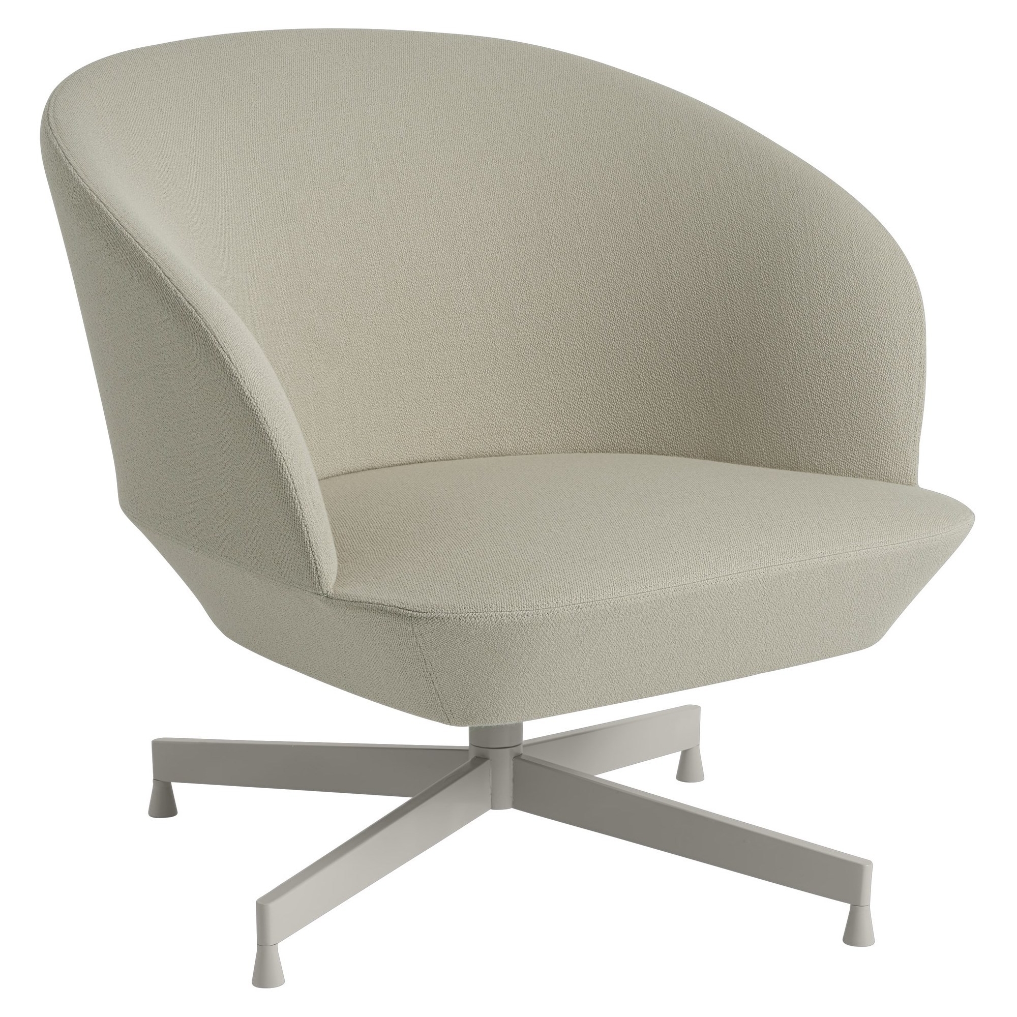 Vidar 146 / grey swivel base - Oslo Lounge - Muuto