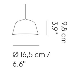 Muuto – Ambit pendant Ø16.5cm, light blue