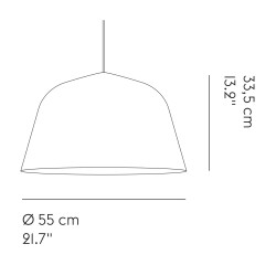 Muuto – Ambit pendant Ø55cm, grey